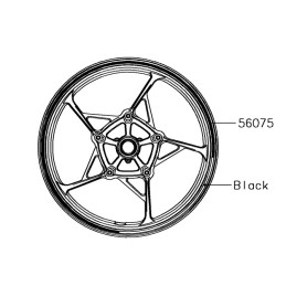 Pattern Wheel Kawasaki NINJA 650 2017 2018 KRT Edition