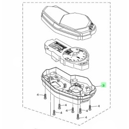 Case Meter Lower Yamaha MT-03 / MT-25