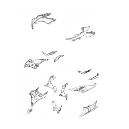 Carénage Avant Gauche Supérieur Yamaha YZF R3 2019 2020 2021