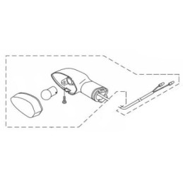 Front Winker Right Yamaha YZF R3 2019 2020 2021
