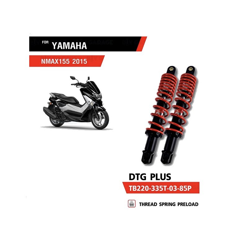 Shocks Absorber YSS DTG PLUS RED YAMAHA NMAX