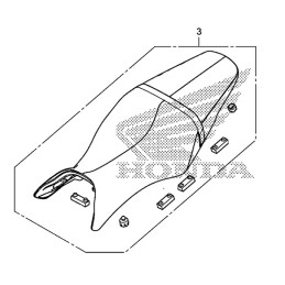 Seat Double Honda CB650F