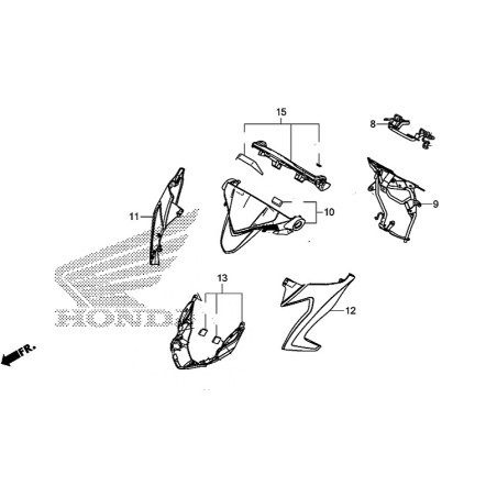 Support Face Avant Inf rieur Honda CB650F 2014 2015 2016 64220 MJE D40 support-face-avant-inf-rieur-honda-cb650f-2014-2015-2016-64220-mje-d40