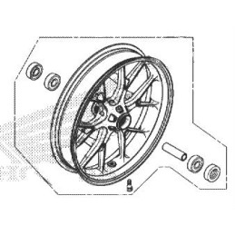 Jante Avant Honda CBR500R 2019 2020 2021
