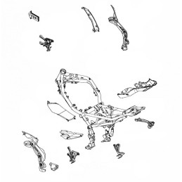 Couvre Pivot Gauche Kawasaki Z900 2017 2018 2019