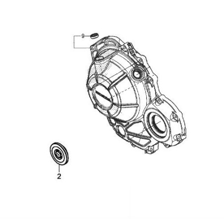 Carter D'embrayage Pour Honda CB500F (2016-2018) - Réf. 11330-MJW-J00 - Occasion Neuve