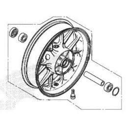 Rear Wheel Honda CB500F 2019 2020 2021