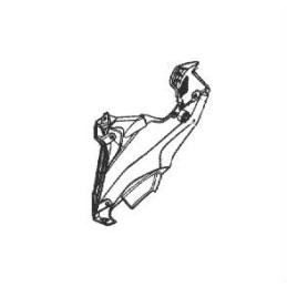 Carénage Intérieur Flanc Avant Droit Honda CB500F 2019 2020 2021