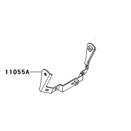 Support Phare Avant Inférieur Kawasaki ER6n 650 2009/10/11