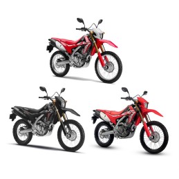 HONDA CRF 250 M/L FORK PROTECTORS BLACK 2012-16 GENUINE HONDA OE 