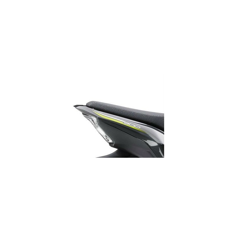 Autocollant Droit Carénage Arrière Kawasaki Z900 Gris 2017 2018