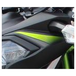 Sticker Carénage Face Avant Gauche Kawasaki Z650 Noir 2019