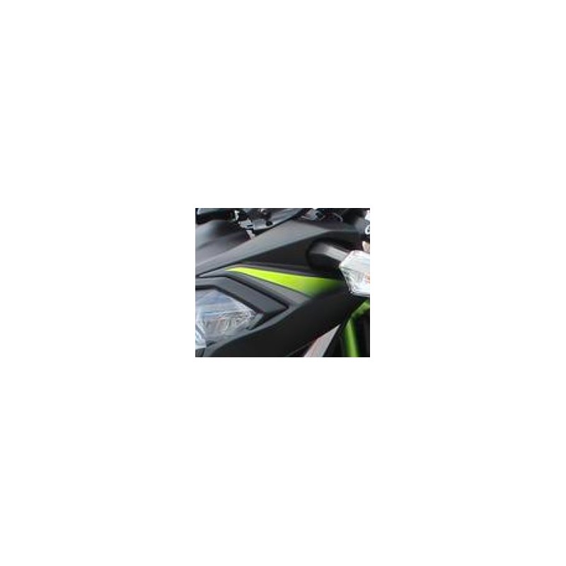 Sticker Carénage Face Avant Gauche Kawasaki Z650 Noir 2019