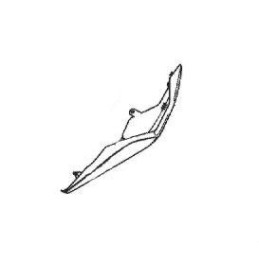 Rear Cowling Left Honda CBR650R 2019 2020