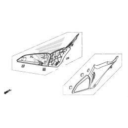 Cover Center Left Honda CBR650R 2019 2020