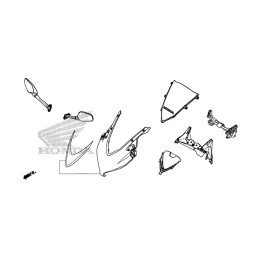 Cowling Front Upper Honda CBR650R 2019 2020