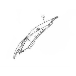 Carénage arrière flanc droit Yamaha Tricity 125