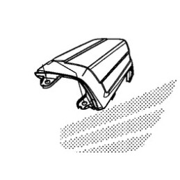 Cowling Rear Center Honda CB500X 2019 2020 2021