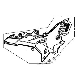 Couvre Centre Droit Honda CB500X 2019 2020 2021