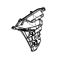 Intérieur Écope Gauche Honda CB500X 2019 2020 2021