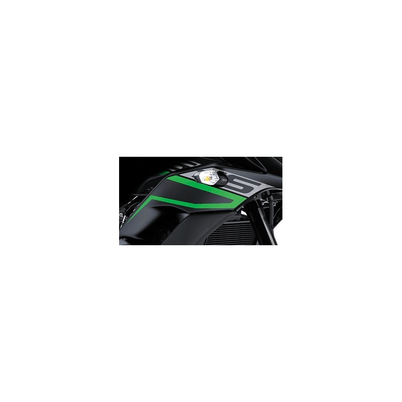 Autocollant Flanc Avant Droit Kawasaki Versys 650 Gris 2019