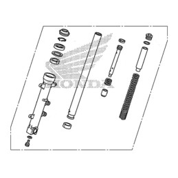 Front Fork Right Honda CB500X 2016 2017 2018