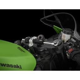 Fydun Motorcycle Adjustable Steering Damper Steering Damper Stabilizer Safety Control with Mounting Bracket Kits for Kawasaki Ninja ZX-6R 2009-2019 