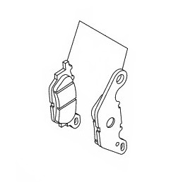 Front Brake Pads Kit Yamaha XSR 125/155