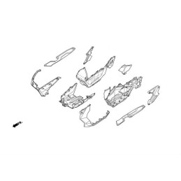 Cover Left Body Lower Honda ADV 150