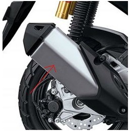 Upper Muffler Protector Honda ADV 150