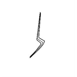Autocollant Carénage Face Avant Gauche Honda CBR500R 2019 2020 2021