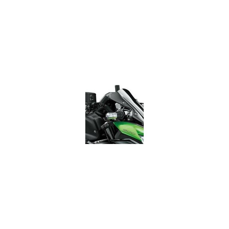 Noir Clignotant Avant Signal de Fumée Kawasaki Ninja 300 400 650 Z 1000 SX
