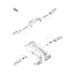 Clignotant Avant Droit Kawasaki Z900 2020 2021