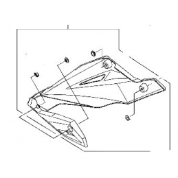 Sabot Protection Tuyau Echappement Kawasaki ER6n 650