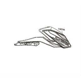 Pattern Shroud Outer Right Kawasaki Z250