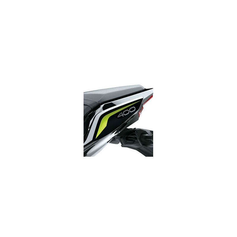 Autocollant Carénage Arrière Gauche Kawasaki Z400 2020 Gris