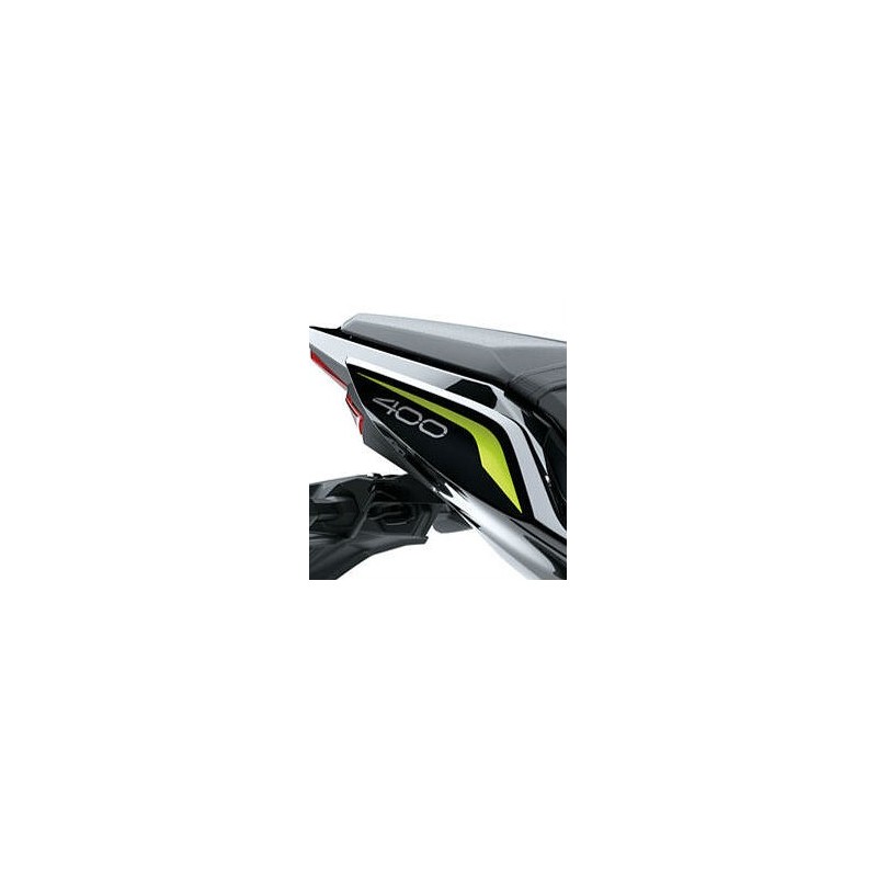 Autocollant Carénage Arrière Droit Kawasaki Z400 2020 Gris