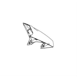Carénage Ecope Droit Kawasaki Z650 2020 2021