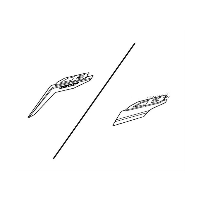 Stripe Shroud Left Honda CB650F 2017 2018