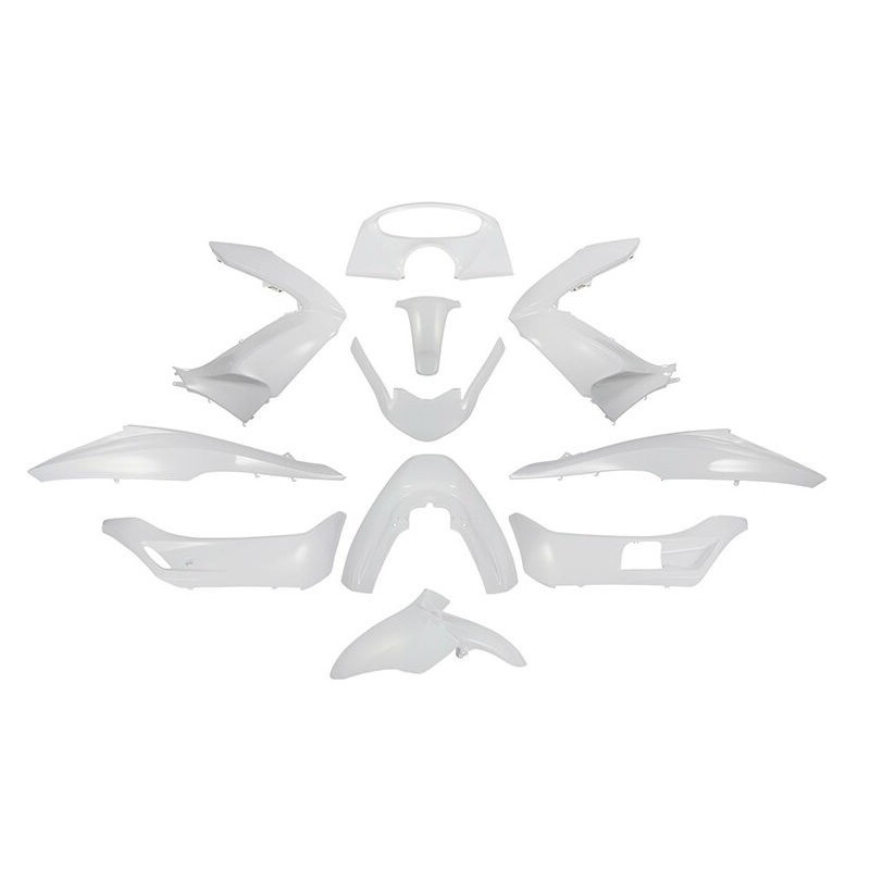 Set Body Fairing Pearl Himalayas White Honda PCX 125/150 v1 v2