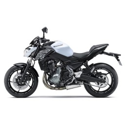 Autocollant Motif Ecope Gauche Kawasaki Z650 Blanc 2019