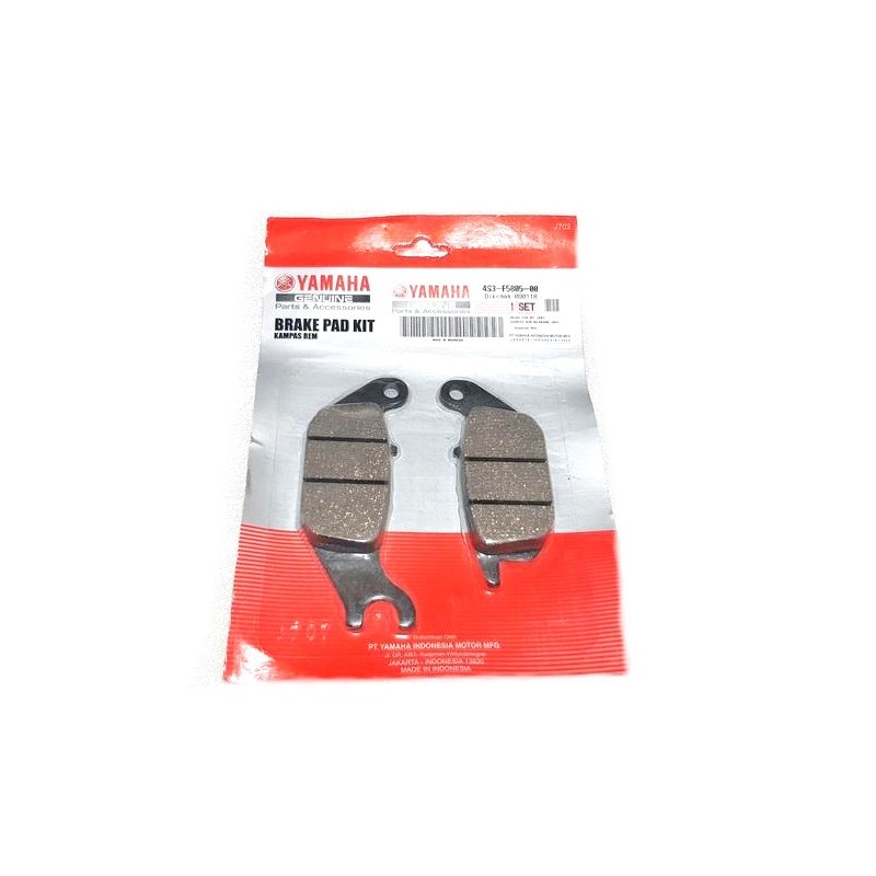 Rear Brake Pads Kit Yamaha YZF R15 Rear Brake Pads Kit Yamaha YZF R15