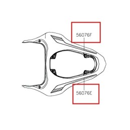 Set Patterns Cover Tail Cover Kawasaki Z900 2020 2021