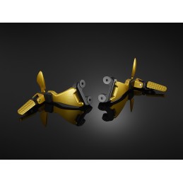 Rear Footrest Set with Holder Bikers Honda CB650R