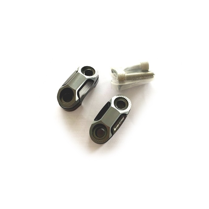 Bar Clamp Set Handle Gray 22.2mm Bikers Honda CB500F