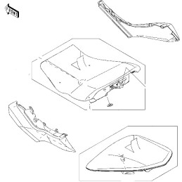 Seat Parts Kawasaki Ninja 650 Er6f