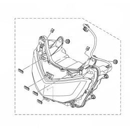 Headlight Yamaha NMAX 2020 2021
