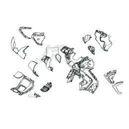 Intérieur Flanc Gauche Honda Forza 350 2021