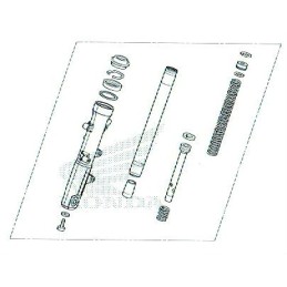 Pipe Front Fork Honda Forza 350 2021