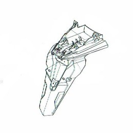 Rear Fender Honda Forza 350 2021 80101-K0B-T00